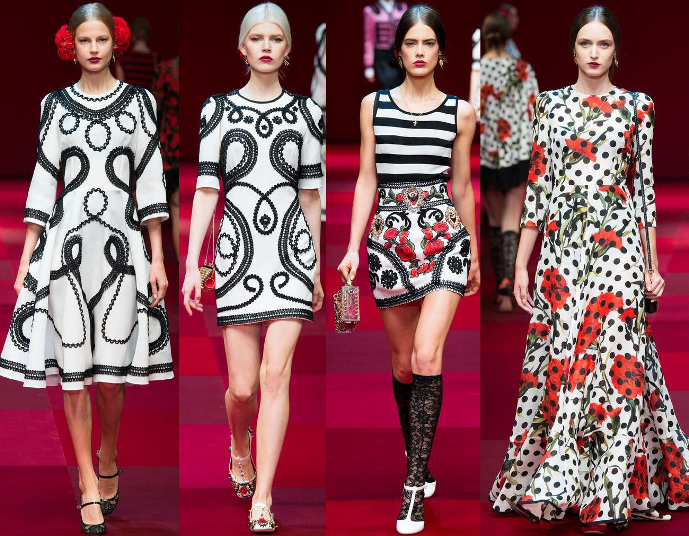 MFW : Dolce and Gabbana Spanish Fiesta for Spring 2015 - Dream in Lace