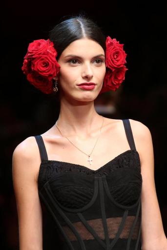 Dolce and Gabbana Rose Headpiece