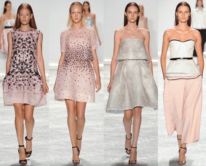 Monique Lhuilier Spring 2015 Collection at New York Fashion Week
