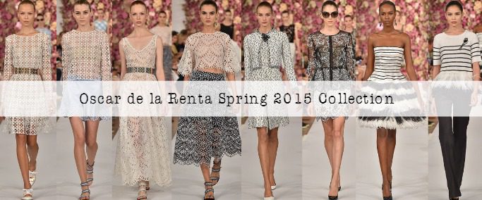 Oscar de la Renta Spring 2015 Collection at NYFW