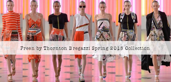 Preen by Thornton Bregazzi Spring 2015 RTW at London Fashion Week