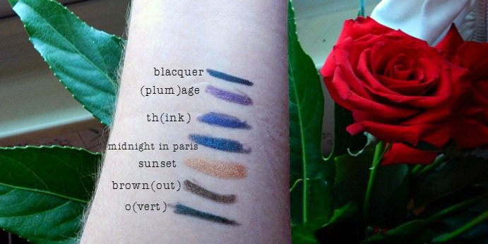 Marc Jacobs Highliner Holiday Gift Set Swatches