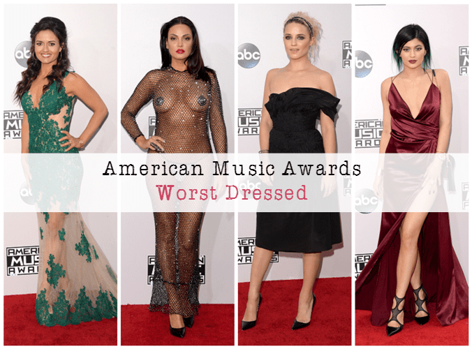 Worst Dressed of the 2014 AMAs red carpet