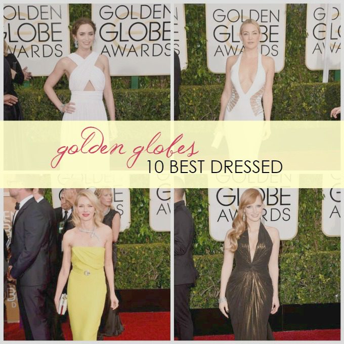 10 Best Dressed of Golden Globes 2015