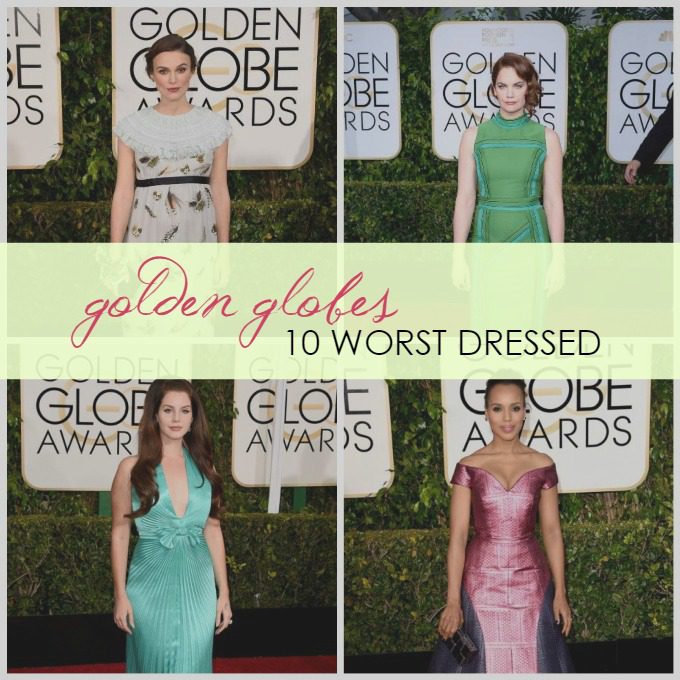 10 Worst Dressed of the Golden Globes