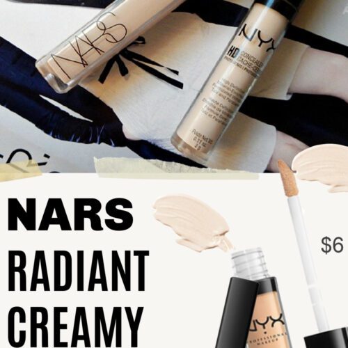NARS Radiant Creamy Concealer Dupe by NYX at the drugstore I Dreaminlace.com #beautyblog #makeupaddict