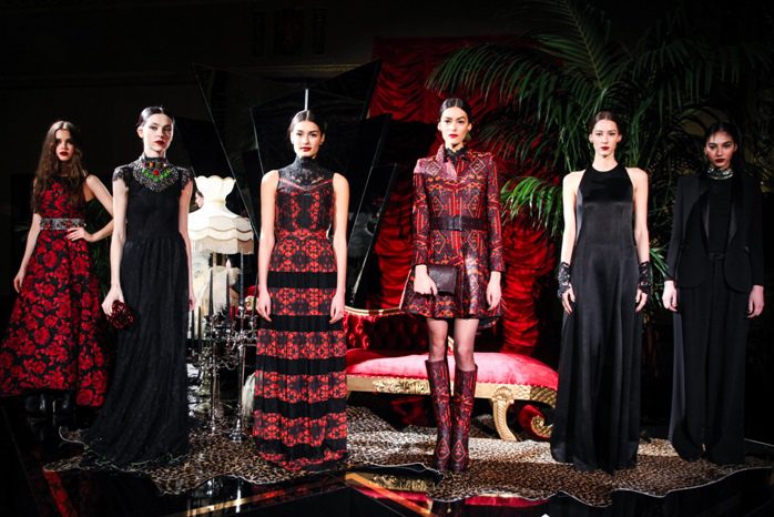 Alice + Olivia Fall 2015 Collection presentation at NYFW