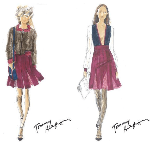 Tommy Hilfiger Fall 2015 sketches