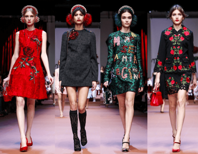Dolce and Gabbana Fall 2015 Runway - Milan
