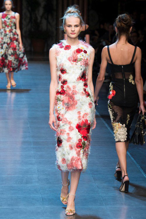 MFW: Dolce and Gabbana Sing L'Amore Italia for Spring • DreaminLace