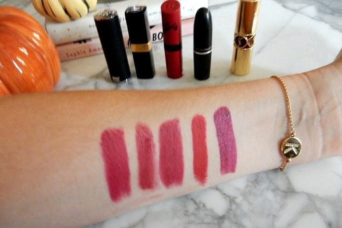 5-favorite-fall-lipsticks-swatches