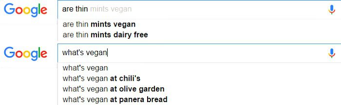 Google Makes Being Vegan Easy!