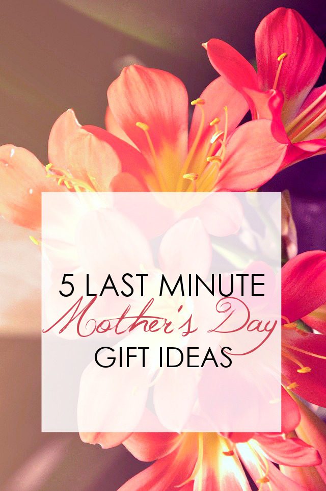 5 Last Minute Mother's Day Gifts that Won't Disappoint