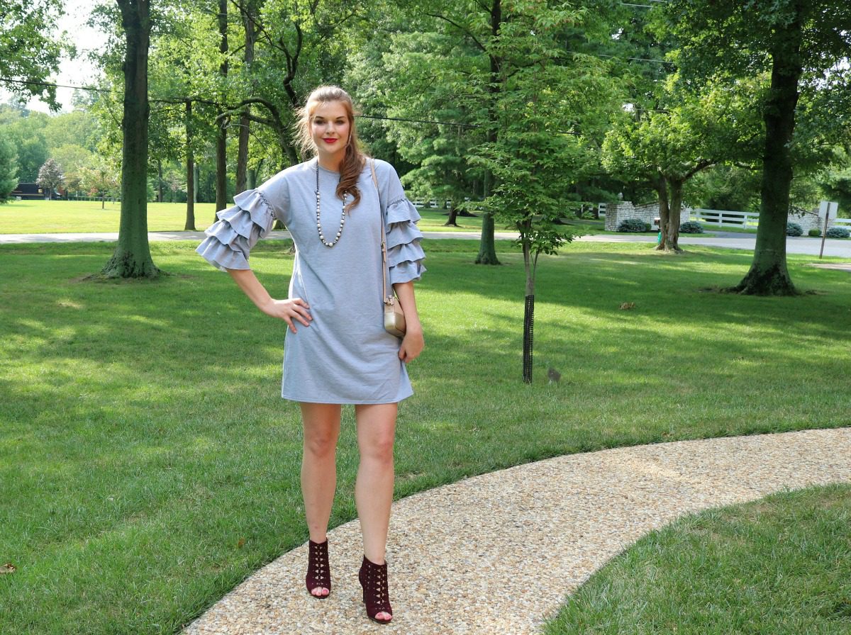 She In Bell Sleeve Knit Dress I Pre-Fall Style