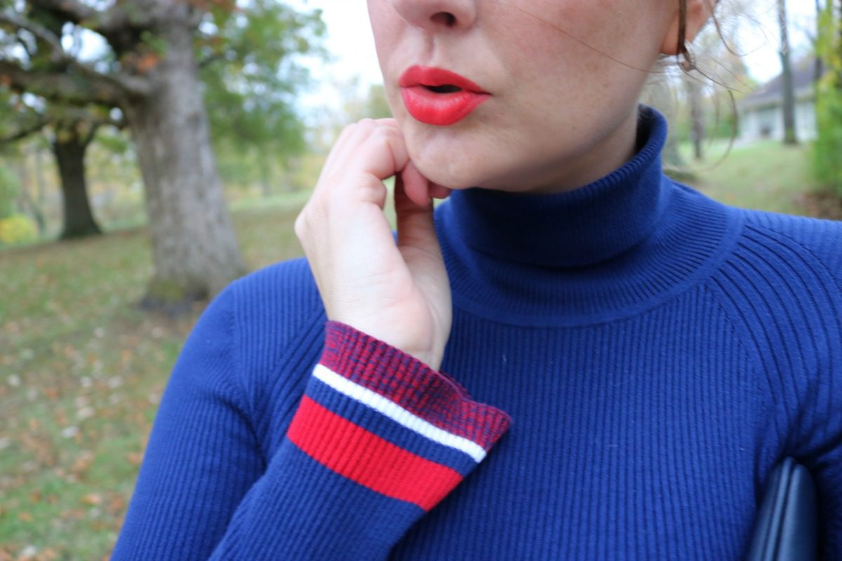 Tommy Girl Style I Tommy Hilfiger Sweater Maxi Dress and Clutch Fall Outfit #FallFashion #TommyHilfiger
