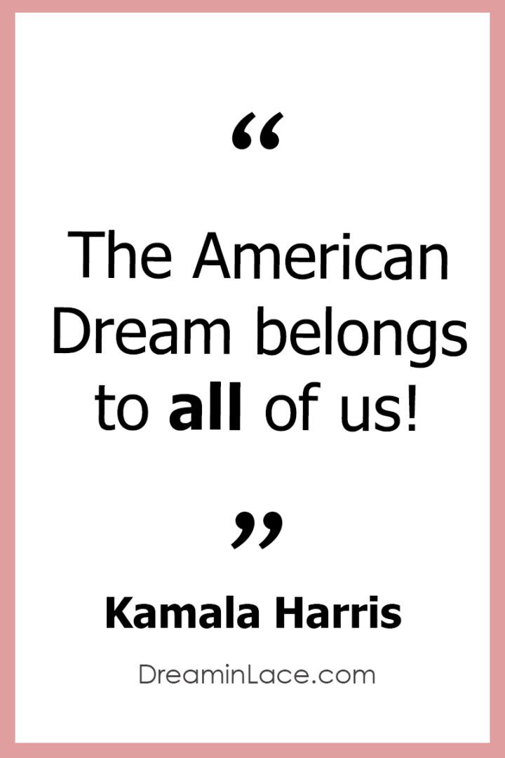 Inspiring Women's Day Quote by Kamala Harris #WomensDay #KamalaHarris #Quotes