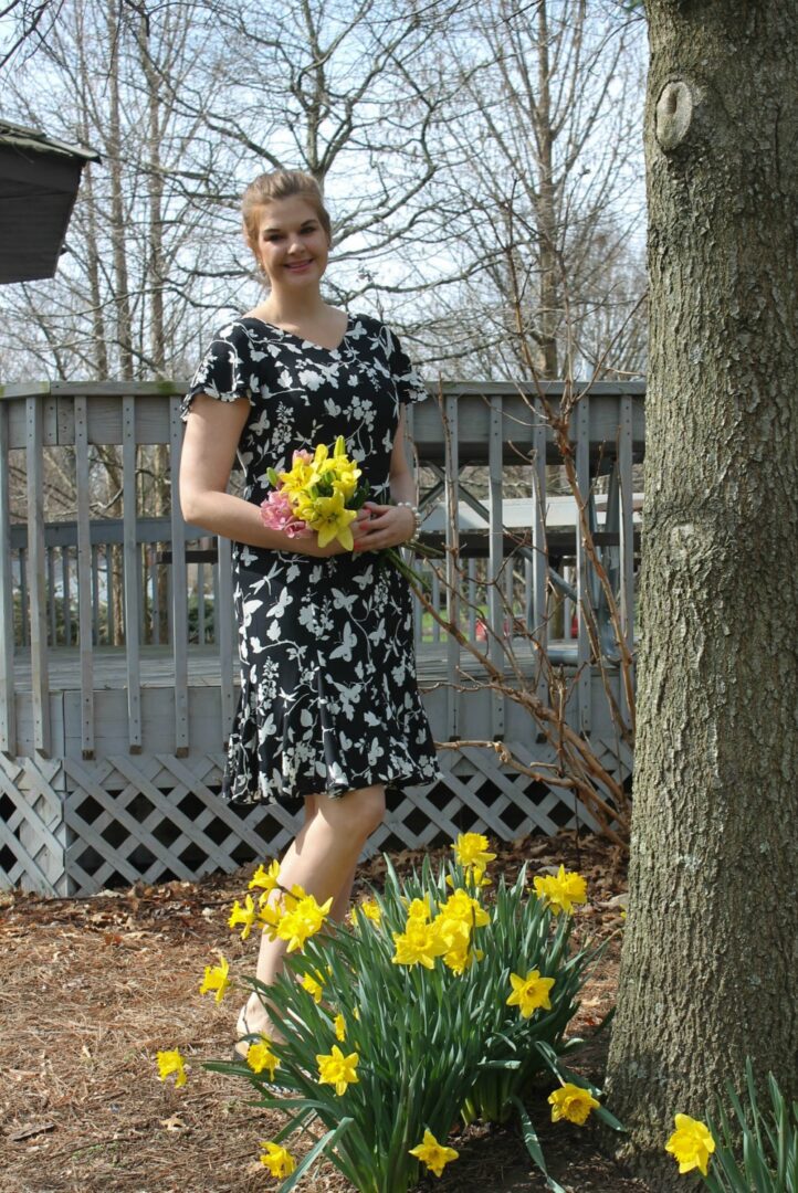 Talbots Occasion Wear I Spring 2018 RSVP Collection Butterfly Print Dress and Flats #Talbots #SpringStyle #Occasion