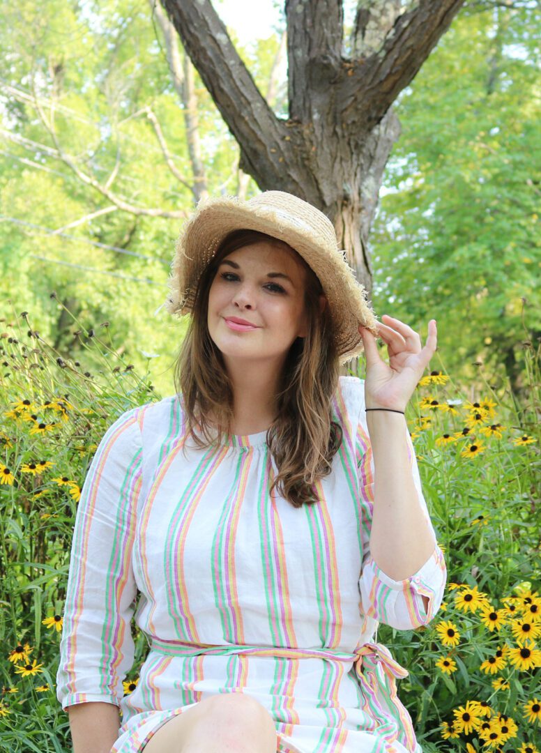 2018 Labor Day Sales I Nordstrom Summer Sundress with Straw Hat from SHEIN #Summer #Style #Summerstyle #LaborDay
