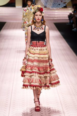 Best Dolce and Gabbana Spring 2019 Looks from the Runway at Milan Fashion Week #DolceGabbana #DGFamily #Milan #fashionweek #MFW