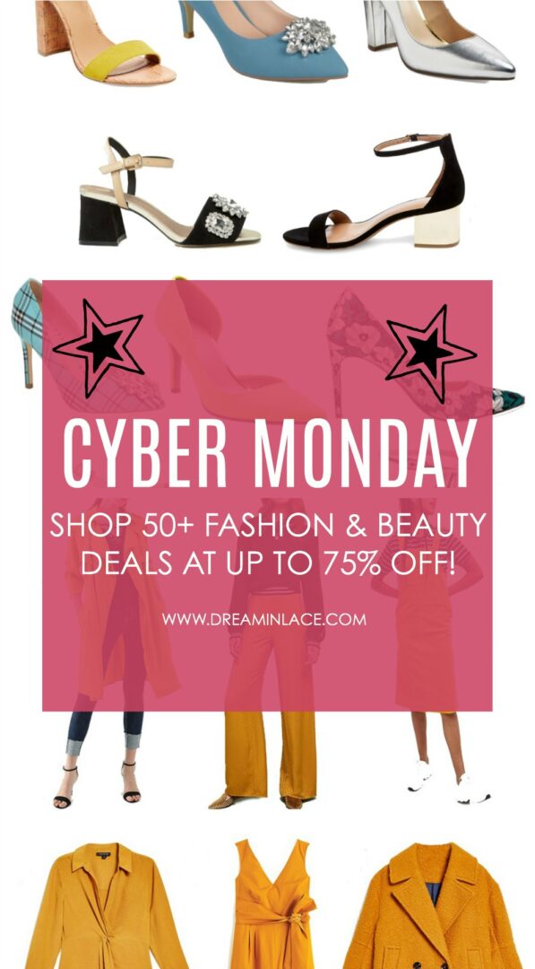 2018 Cyber Monday Sale Round-Up I Shop more than 50 of the best fashion and beauty sales with up to 75% off! #CyberMonday #HolidayShopping #GiftIdeas #CyberWeek