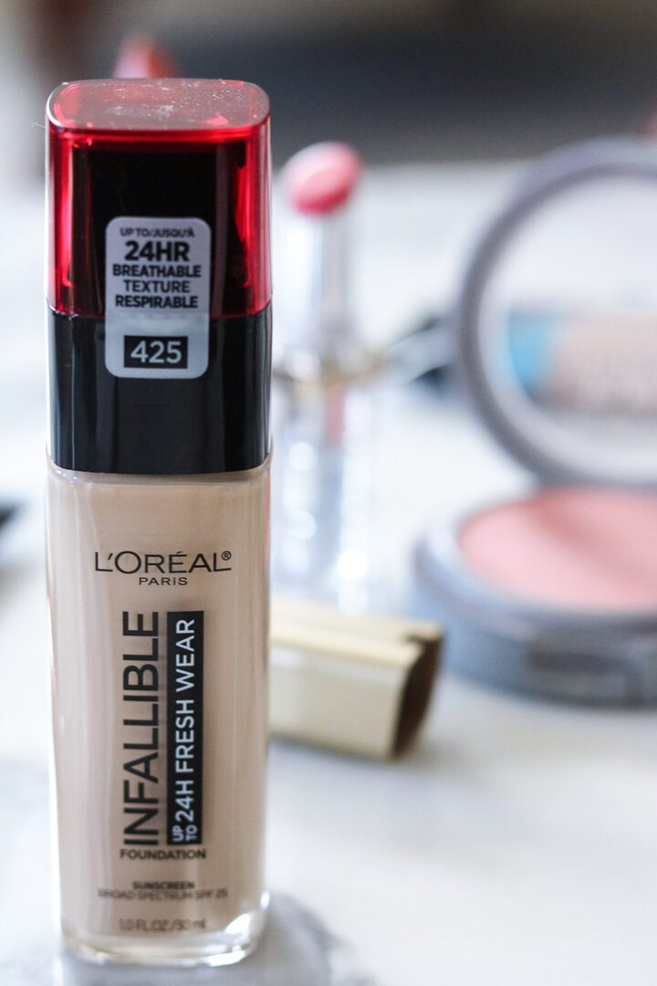 Loreal Infallible Fresh Wear Foundation Review I Best Drugstore Makeup #Loreal #DrugstoreMakeup #BeautyTips