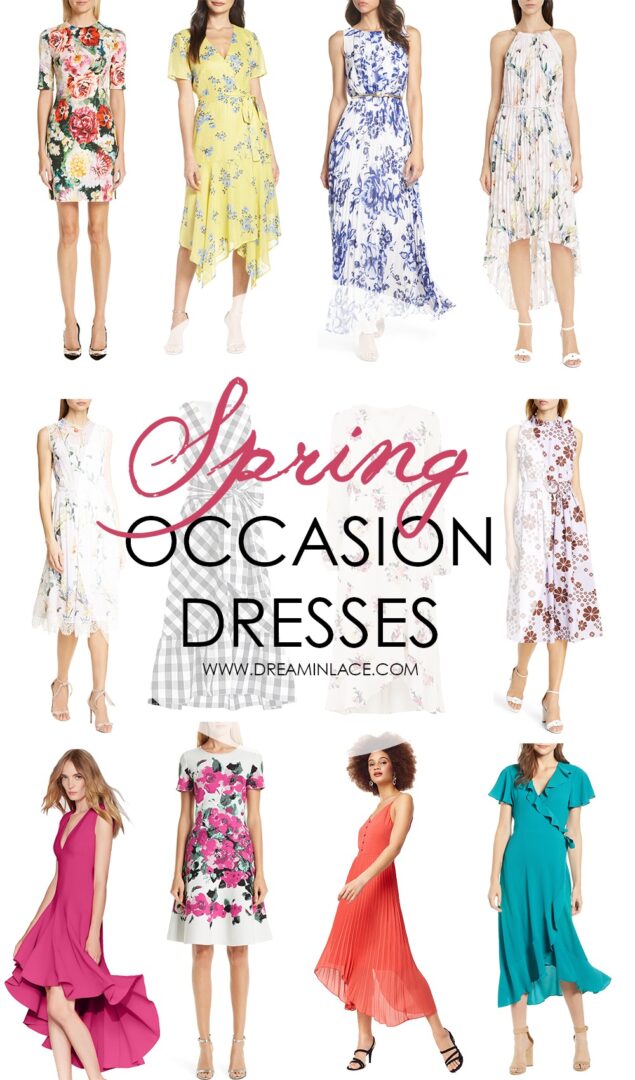 Spring Occasion Dresses I Dreaminlace.com #springstyle #styletips 