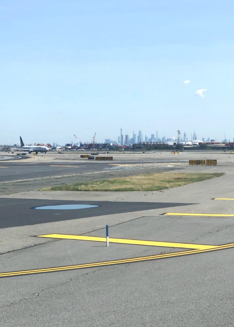 New Jersey Photo Diary I Newark Airport view of New York City #Travel #TravelBlogger
