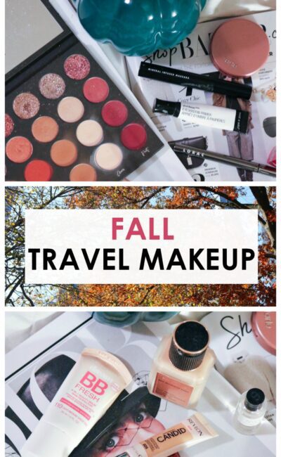 Go Inside My Fall Travel Makeup Bag