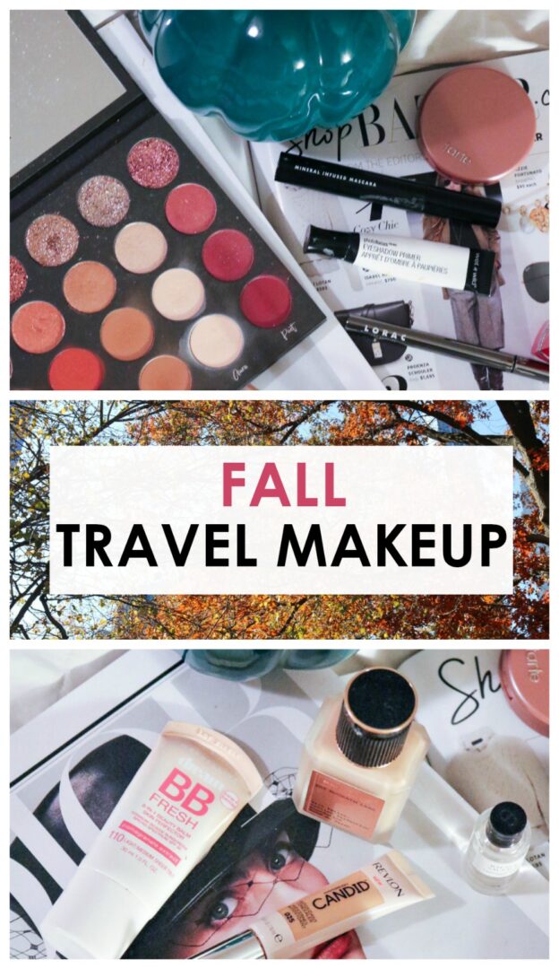 Fall Travel Makeup Bag Essentials I DreaminLace.com