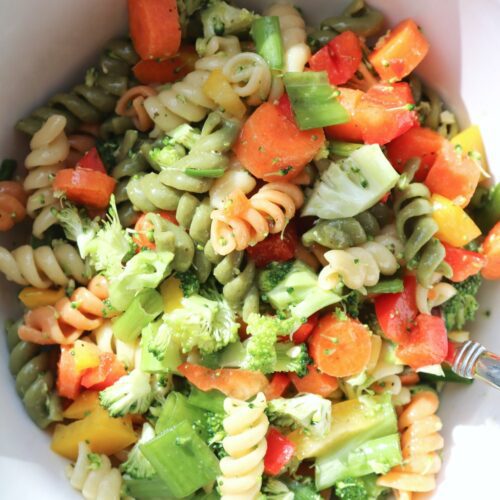 My Favorite Vegan Pasta Salad Recipe I Dreaminlace.com