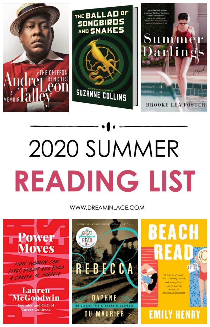 2020 Summer Reading List I Dreaminlace.com