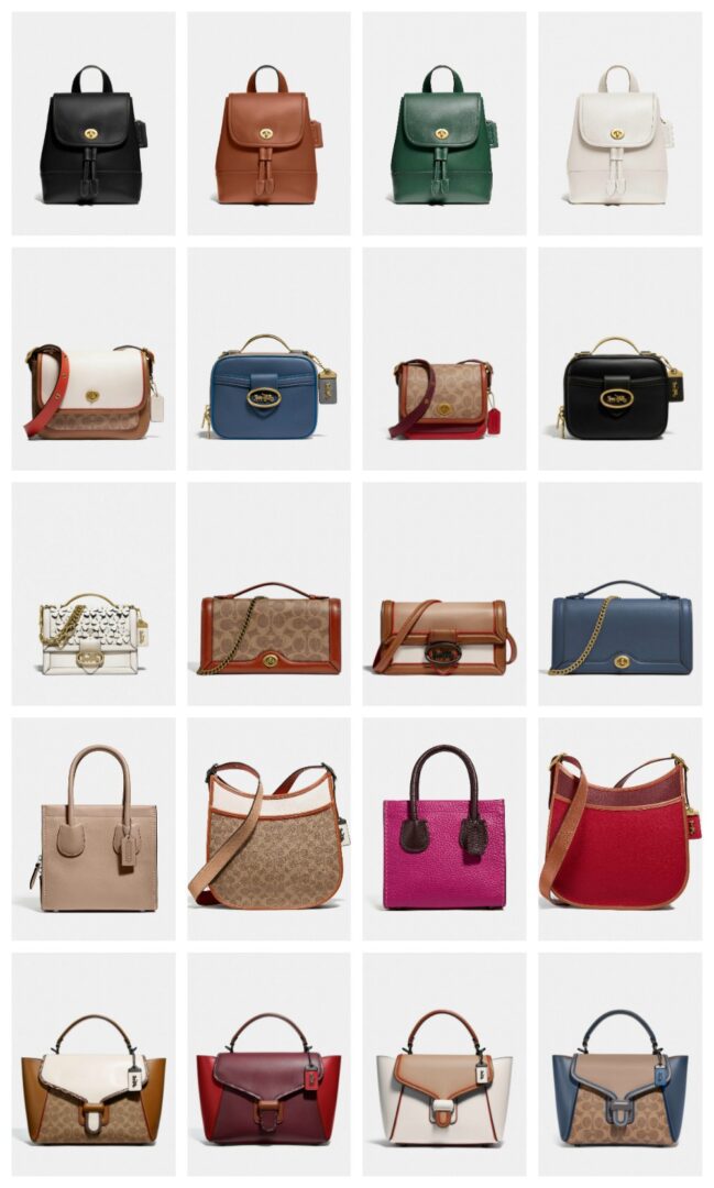 COACH Fall 2020 Handbags & Backpacks I 