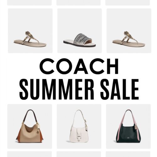 Coach Summer Sale 2020 I 50% off handbags, shoes and apparel! #fashionblog #summerstyle #Shopping