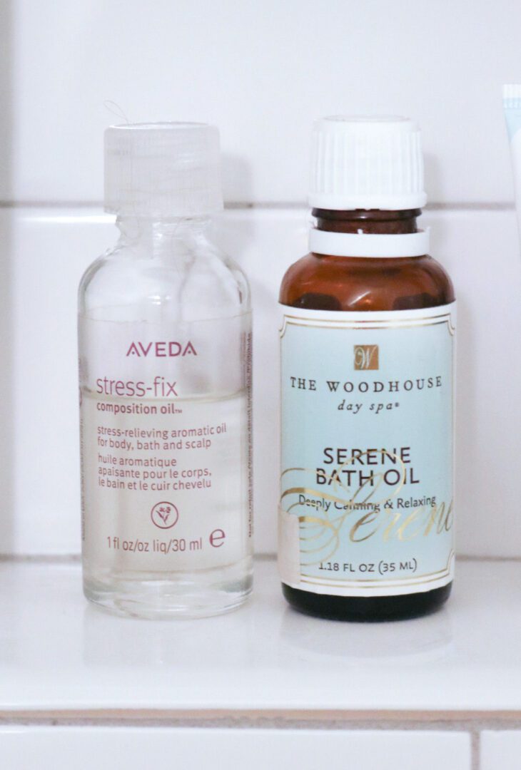 Favorite Self-Care Products I Aveda Bath Oil and Woodhouse Day Spa #Skincare #BeautyTips