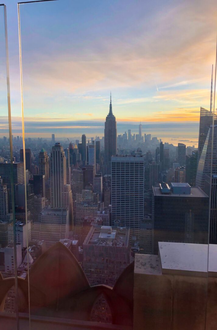 2020 Life Lessons - Sunset Over Manhattan from the Rainbow Room