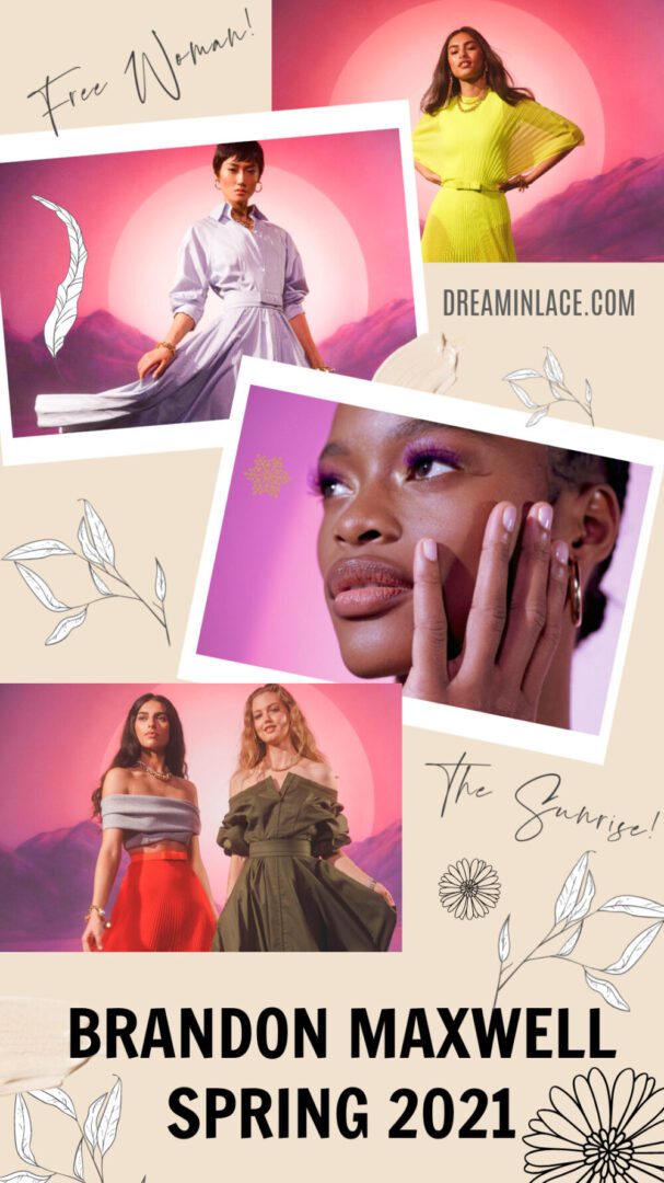 Brandon Maxwell Spring 2021 Collection I Runway Fashion Show on DreaminLace.com #womenswear #fashionista #fashionblog