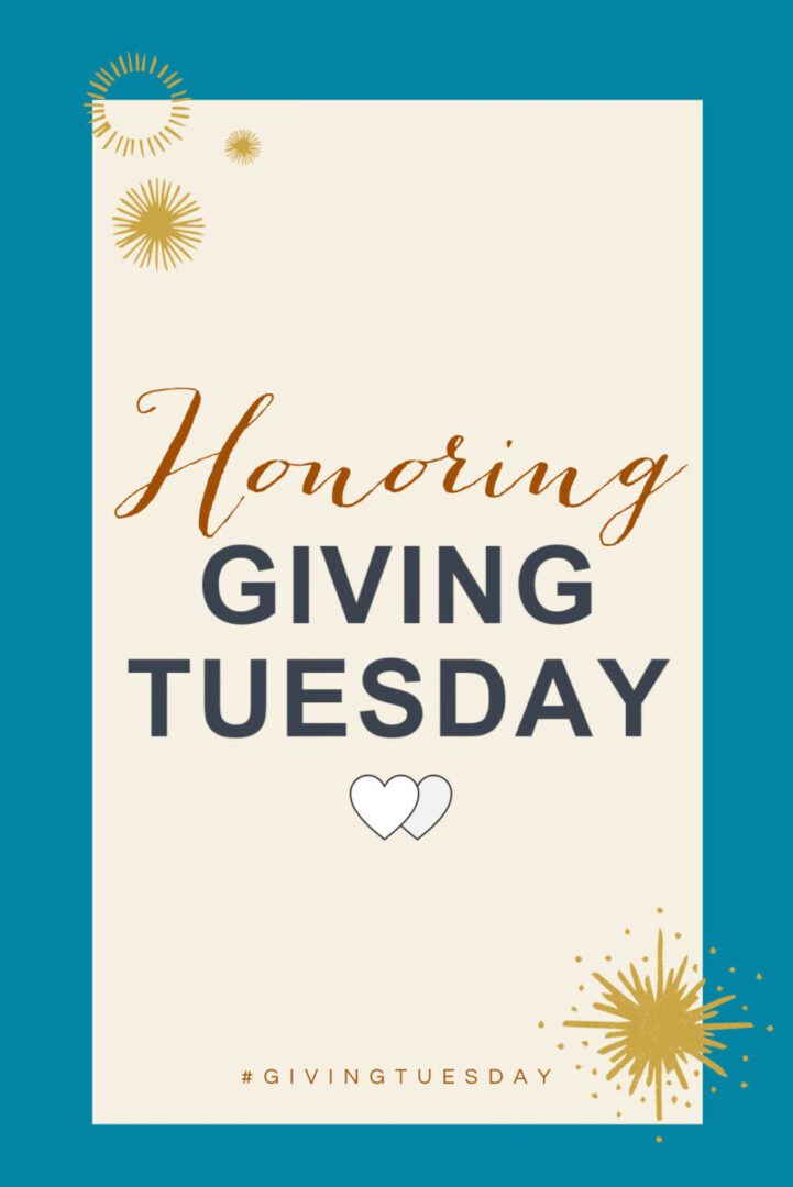 Why Giving Tuesday is Important I DreaminLace.com #GivingTuesday