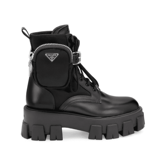 Prada Spring Combat Boots for 2021 I DreaminLace.com #springstyle #prada #fashionstyle