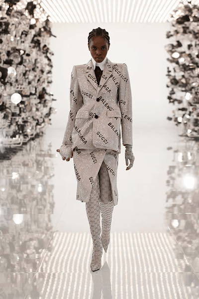 Best PFW Looks I Gucci x Balenciaga Fall 2021 Collection #fashionstyle 