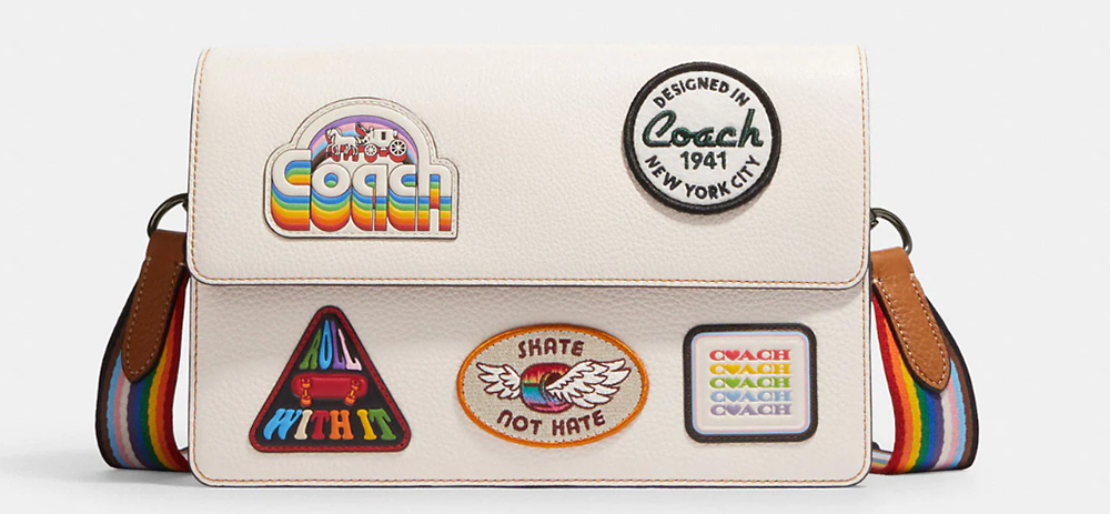 COACH Outlet Pride Collection Flap Bag with Patches
