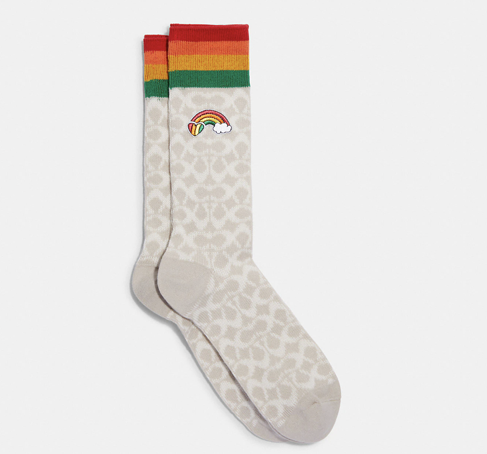 COACH Outlet Pride Collection Rainbow Socks