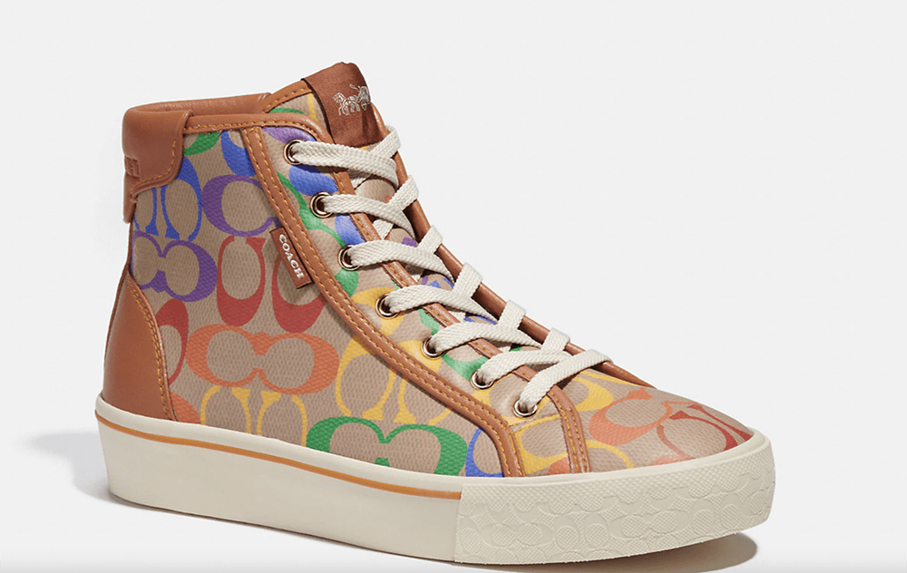 COACH Pride Collection I Rainbow High Top Sneaker #fashionstyle #ootdstyle