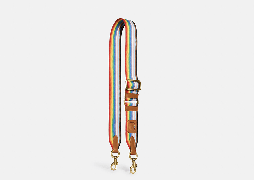 COACH Pride Collection Rainbow Handbag Strap
