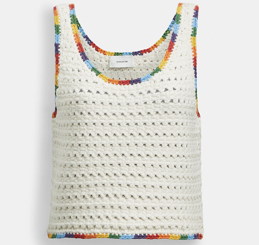 COACH Pride Collection I Summer 2023 knit tank
