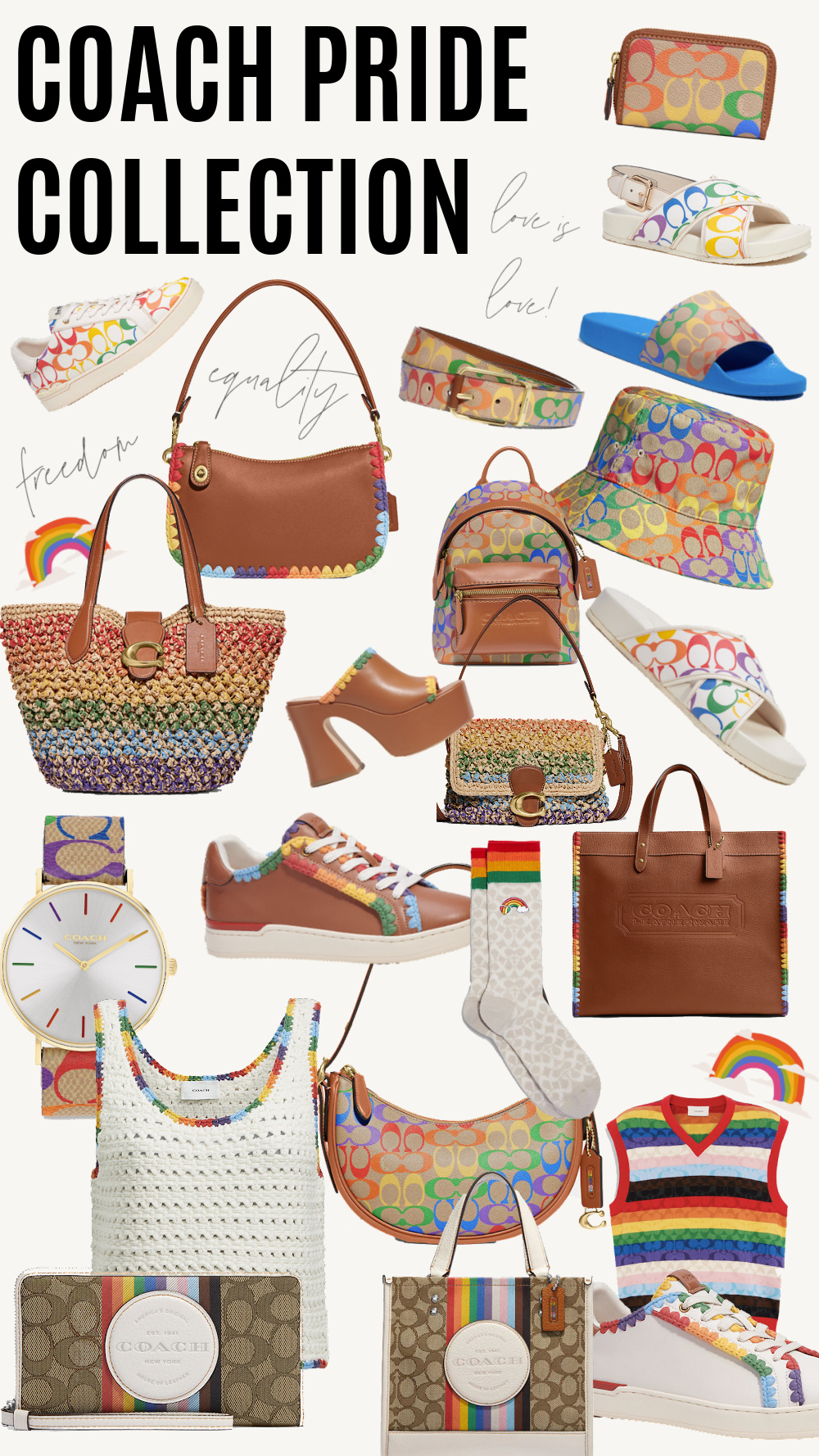 Summer 2023 COACH Pride Collection #fashionstyle #outfitideas 