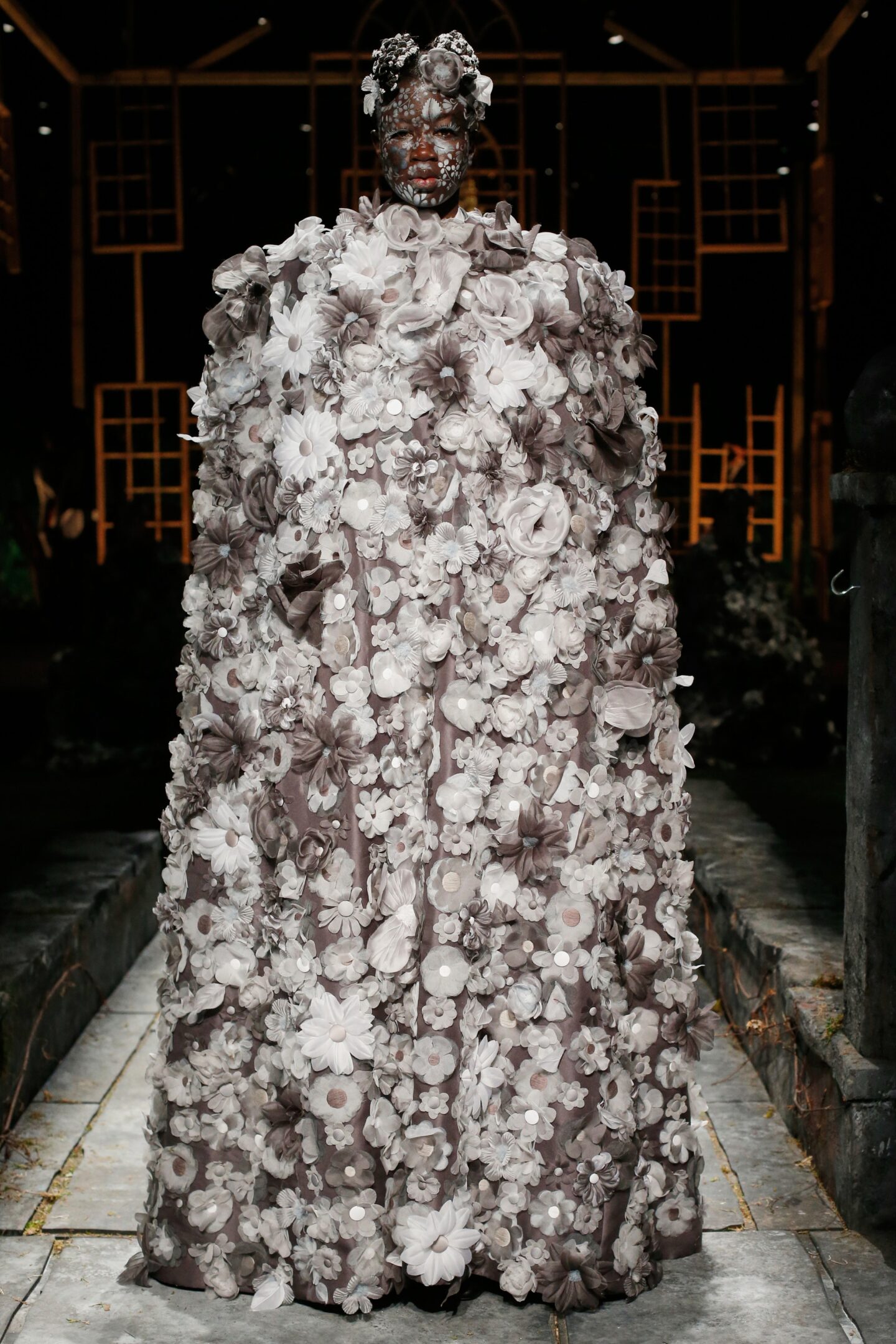 Best NYFW Spring 2022 Looks I Thom Browne Floral Cape