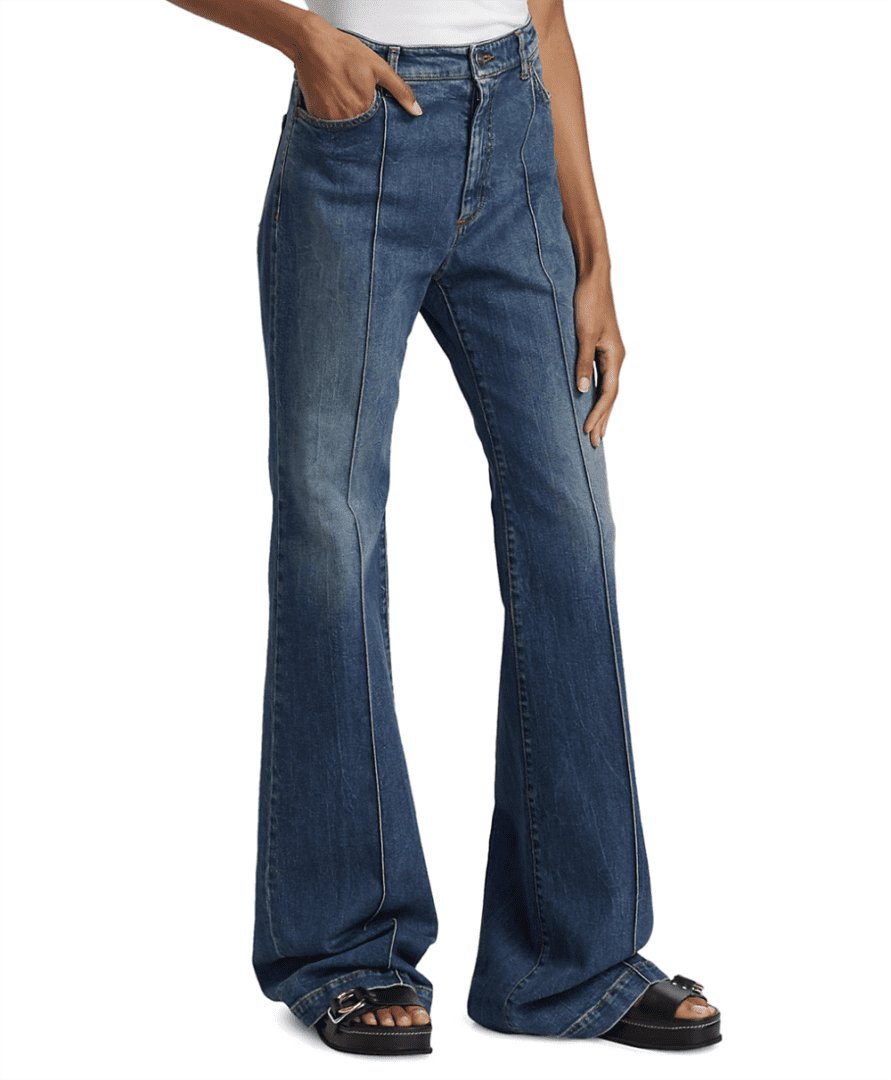 Fall 2021 Outfit Essentials I Sportsmax Wide Leg Jeans #fashionstyle #falloutfit