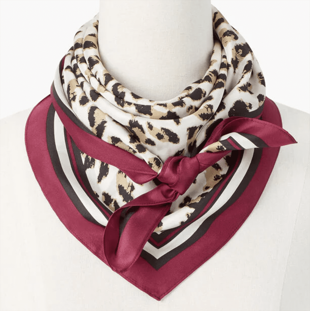 Fall 2021 Outfit Essentials I Talbots Leopard Print Scarf #fashionstyle