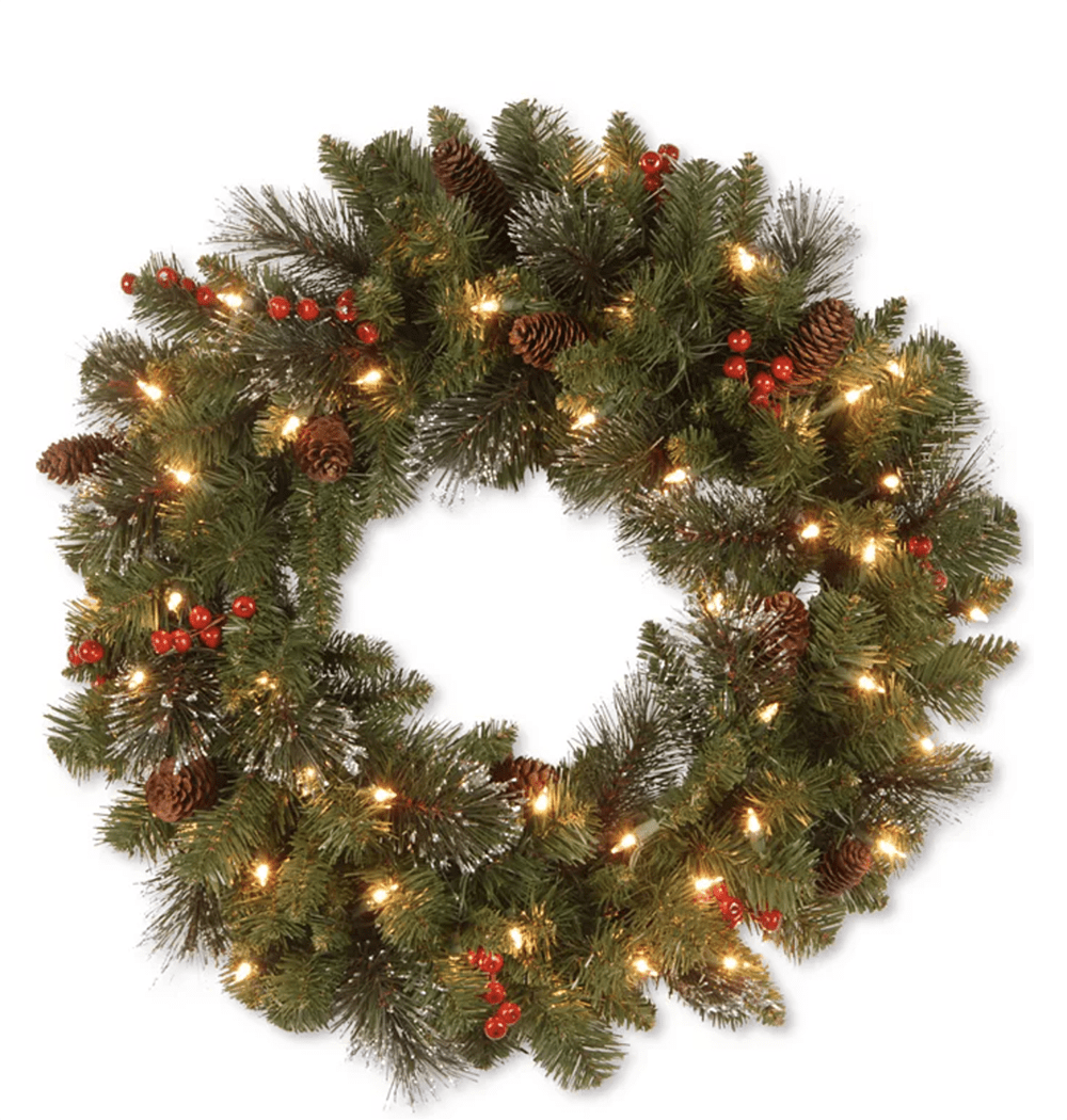 2021 Holiday Wreaths I National Tree Company Pre-Light Christmas Wreath
