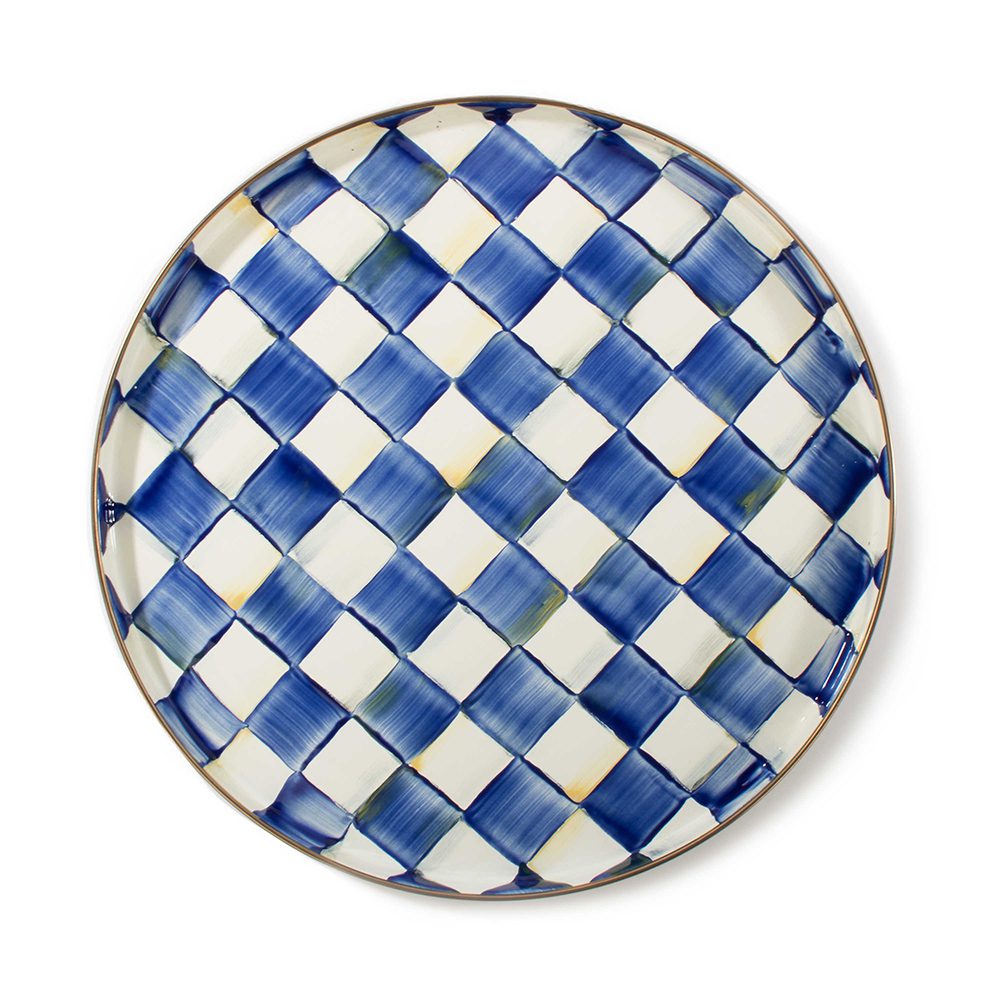 2021 Hostess Gifts Under $100 I Mackenzie-Childs Checkered Serving Platter #giftideas #giftguide